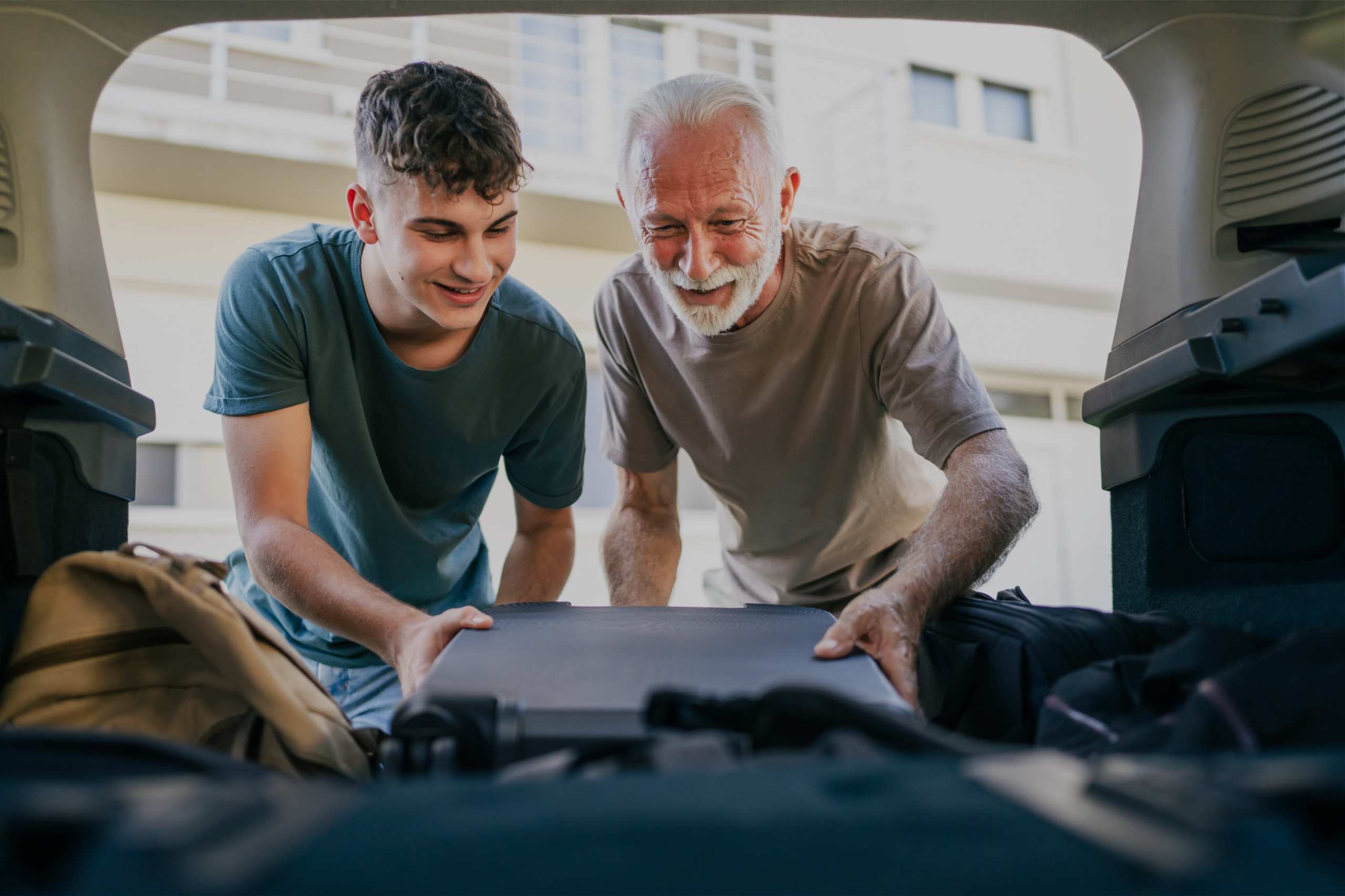 student and older adult